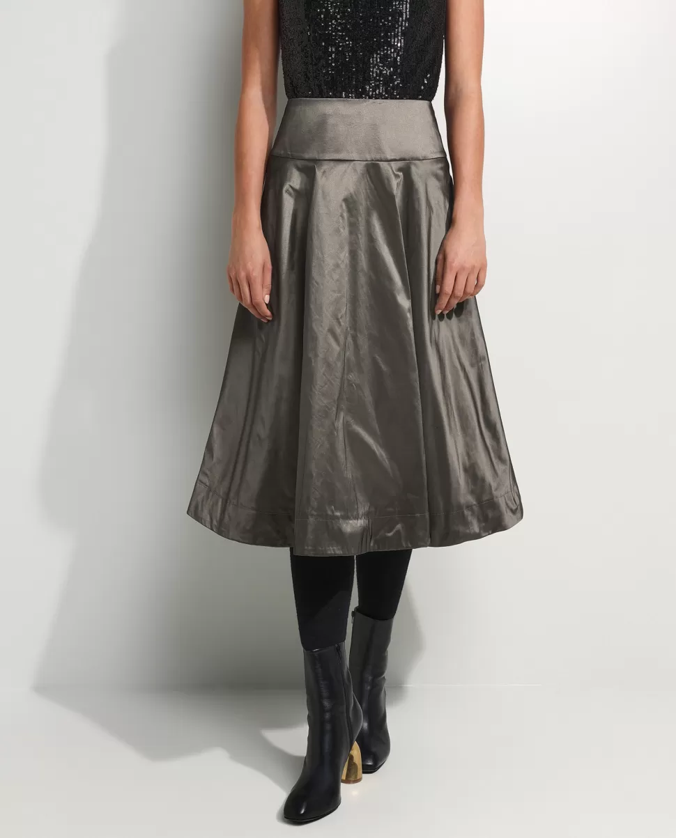 A-Lijn Midi Skirt<* Hot