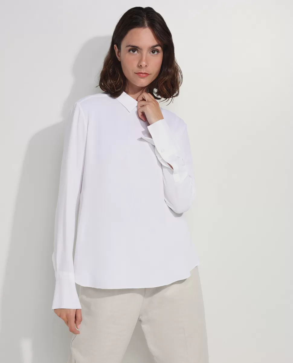 Blouse In Silk Blend<Antonelli Clearance