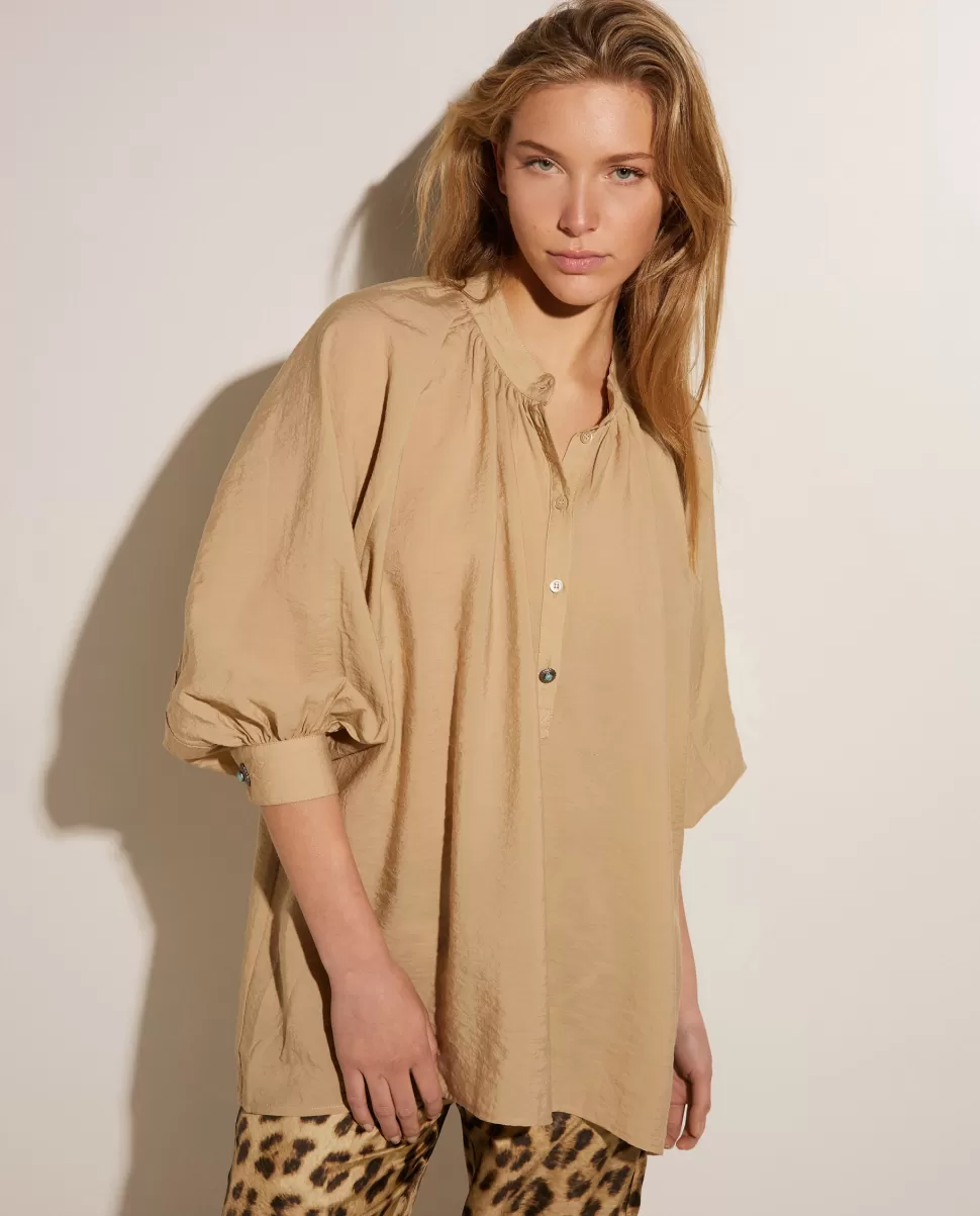 Blouse With Puff Sleeves<Fortela Outlet