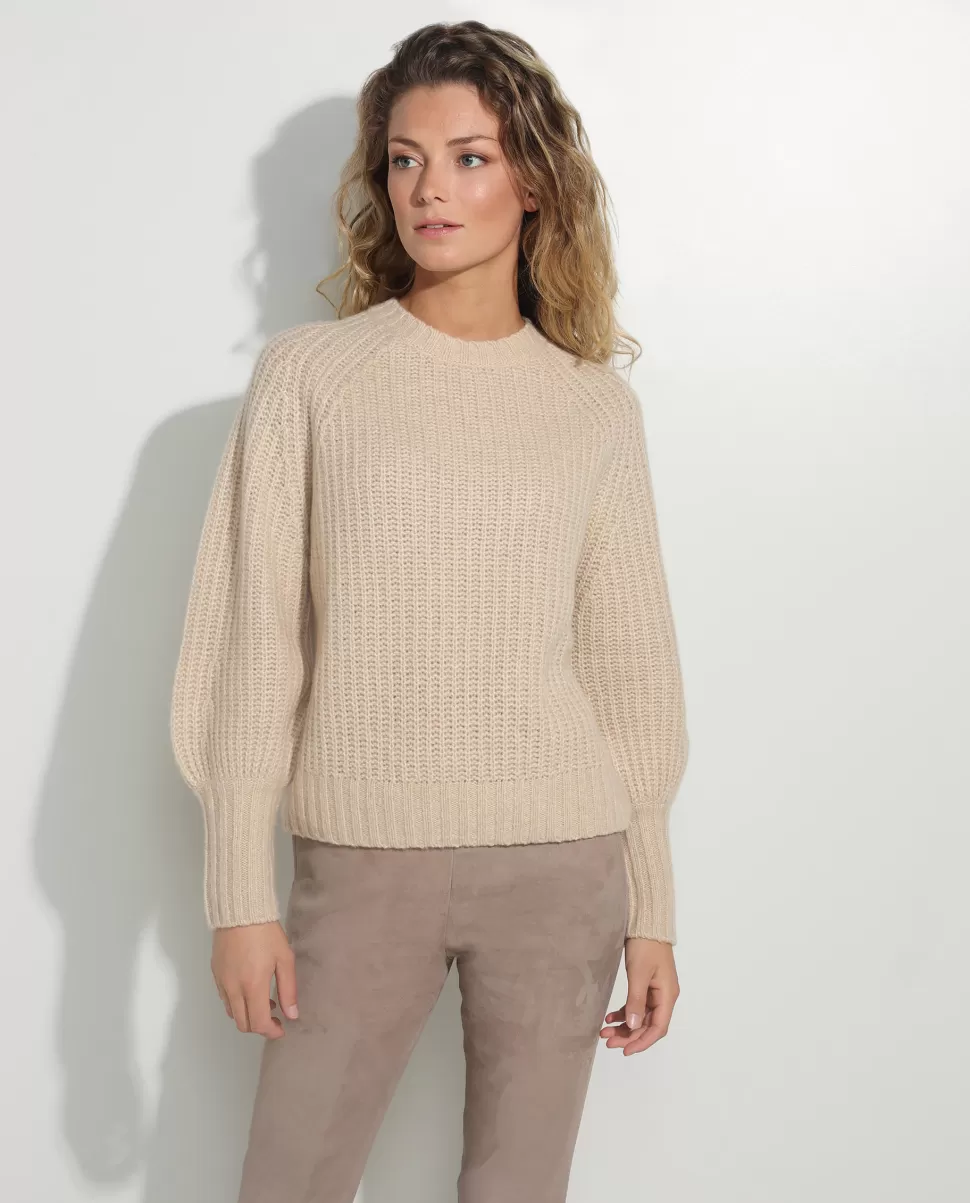 Cashmere-Silk Sweater<* Clearance