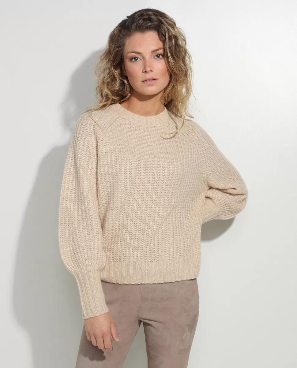 Cashmere-Silk Sweater<* Clearance