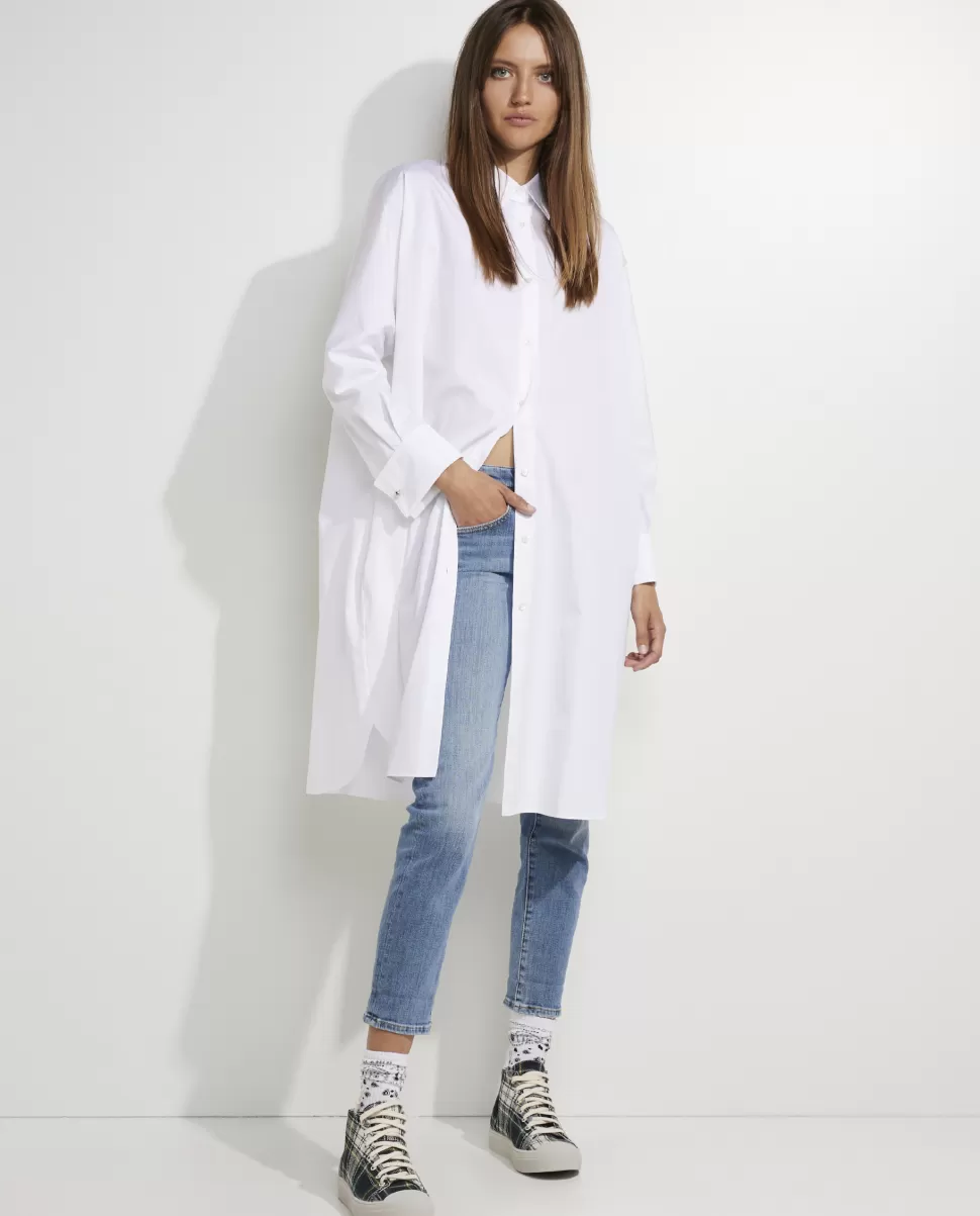 Cotton Shirt Dress<Aspesi Fashion