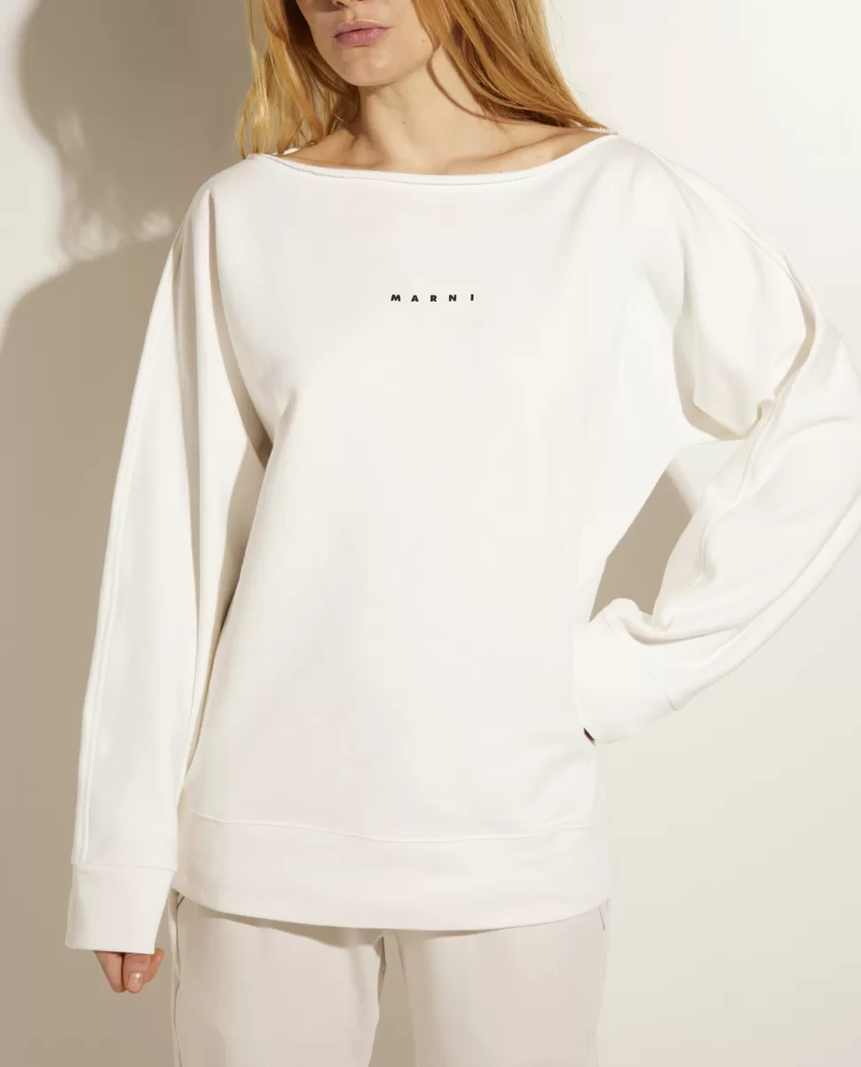 Cotton Sweater<Marni Hot