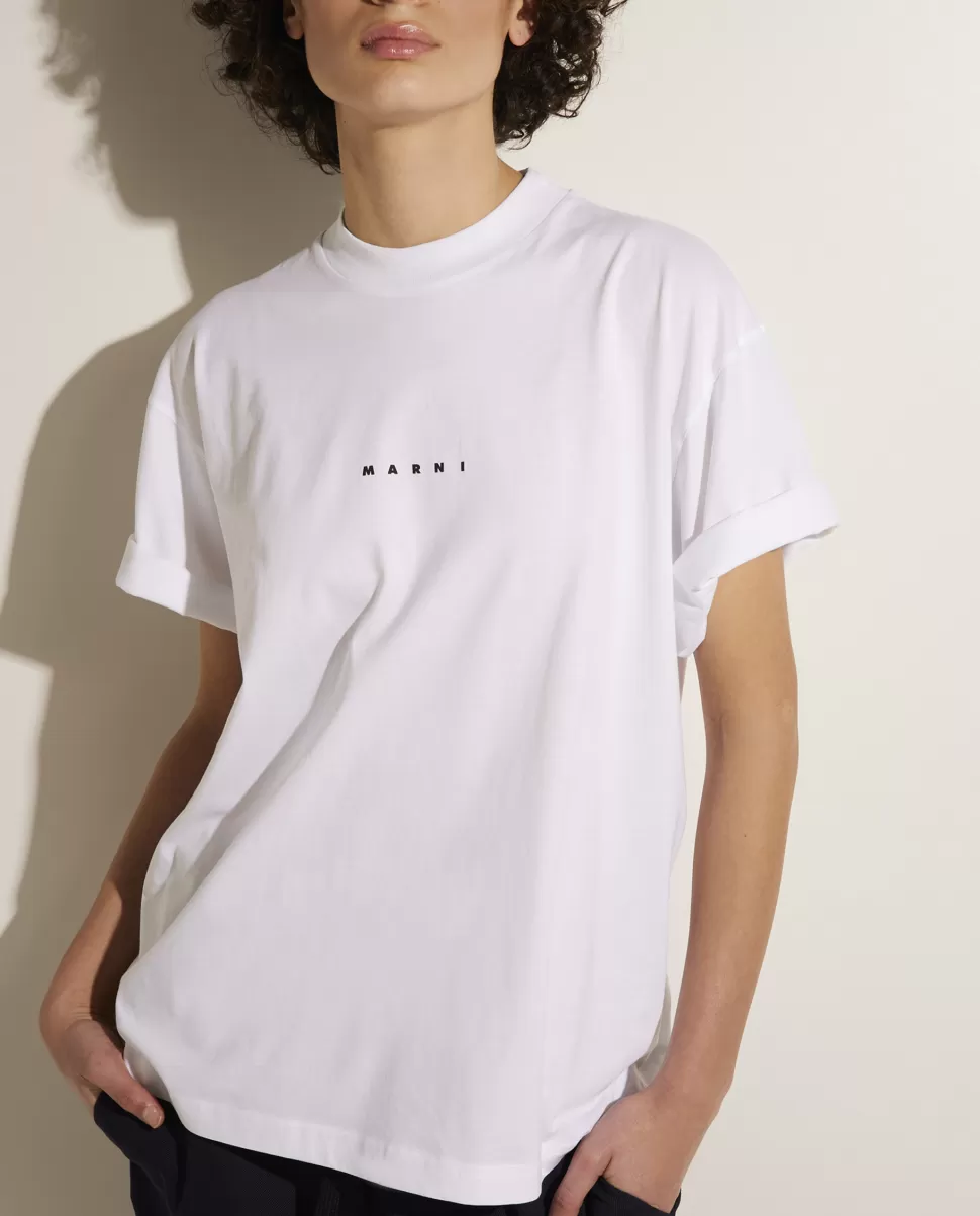 Cotton T-Shirt<Marni New