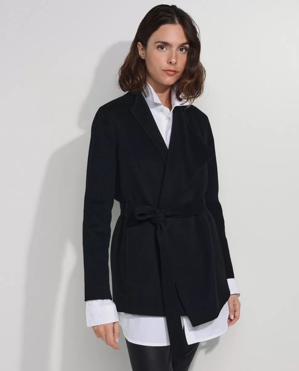 Double Face Cashmere Coat<* Cheap