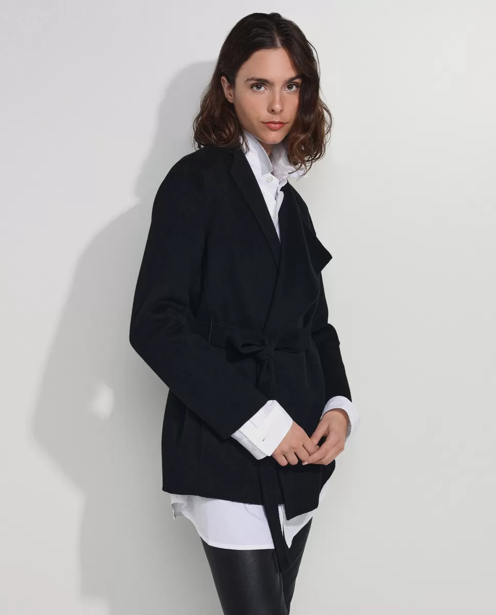 Double Face Cashmere Coat<* Cheap