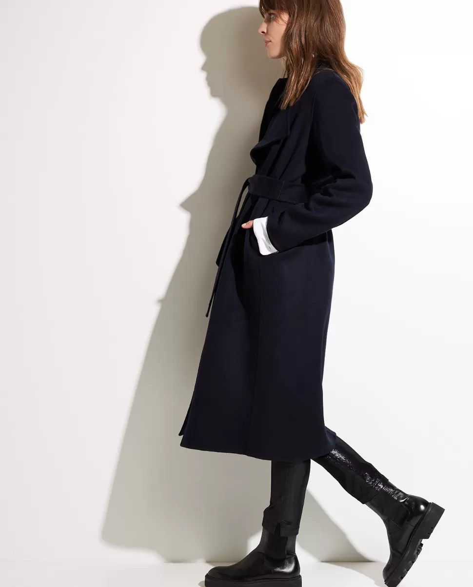 Double Face Cashmere Coat<* Best Sale