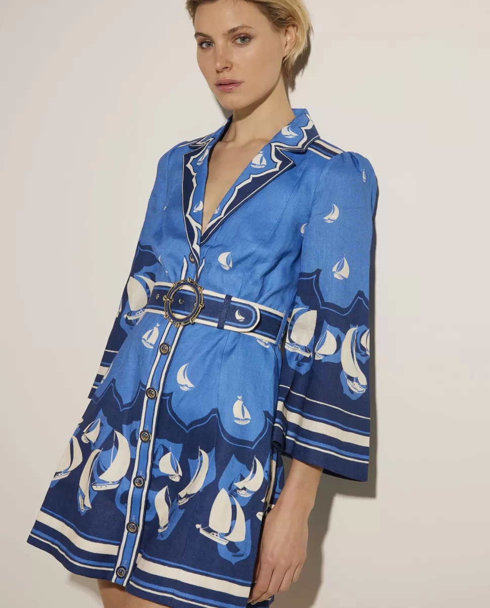 High Tide Mini Shirt Dress<Zimmermann Best