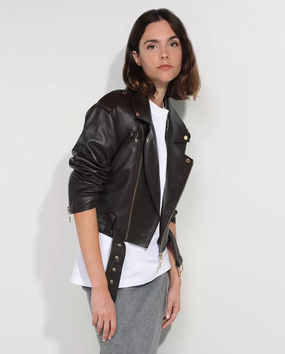 Leather Biker Jacket<Zimmermann Fashion