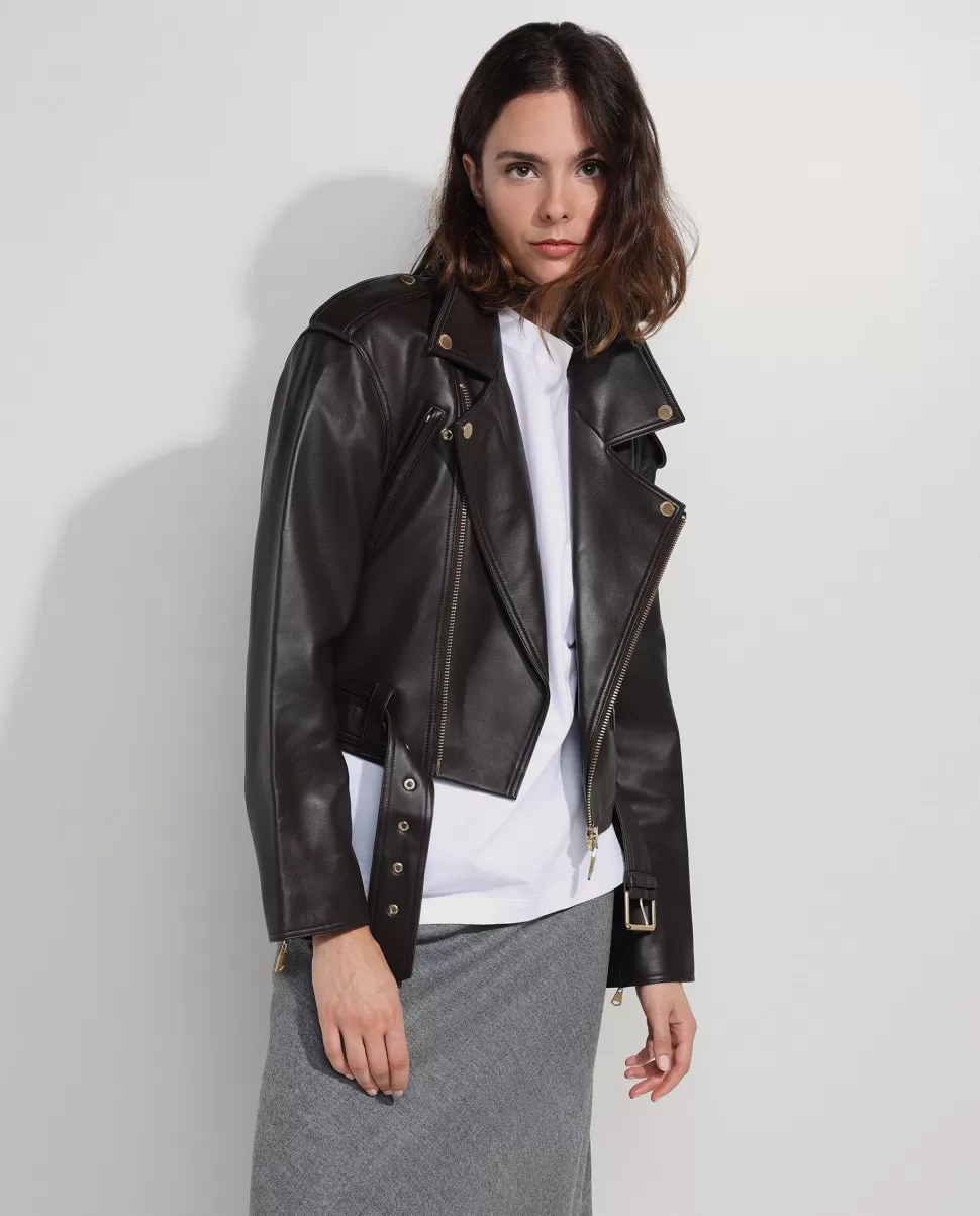 Leather Biker Jacket<Zimmermann Fashion