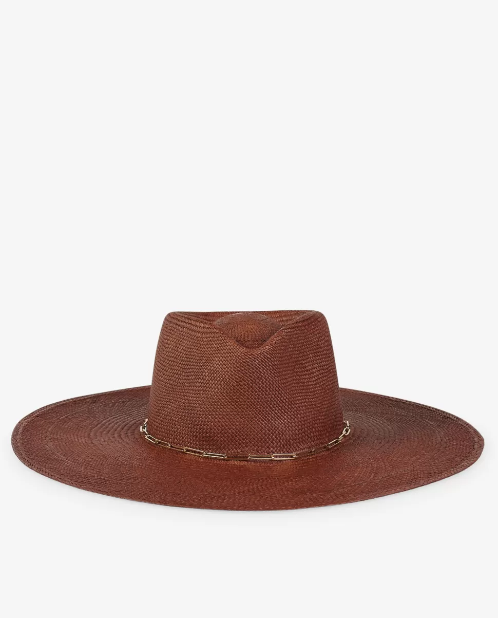 Straw Hat With Chain<Van Palma Discount