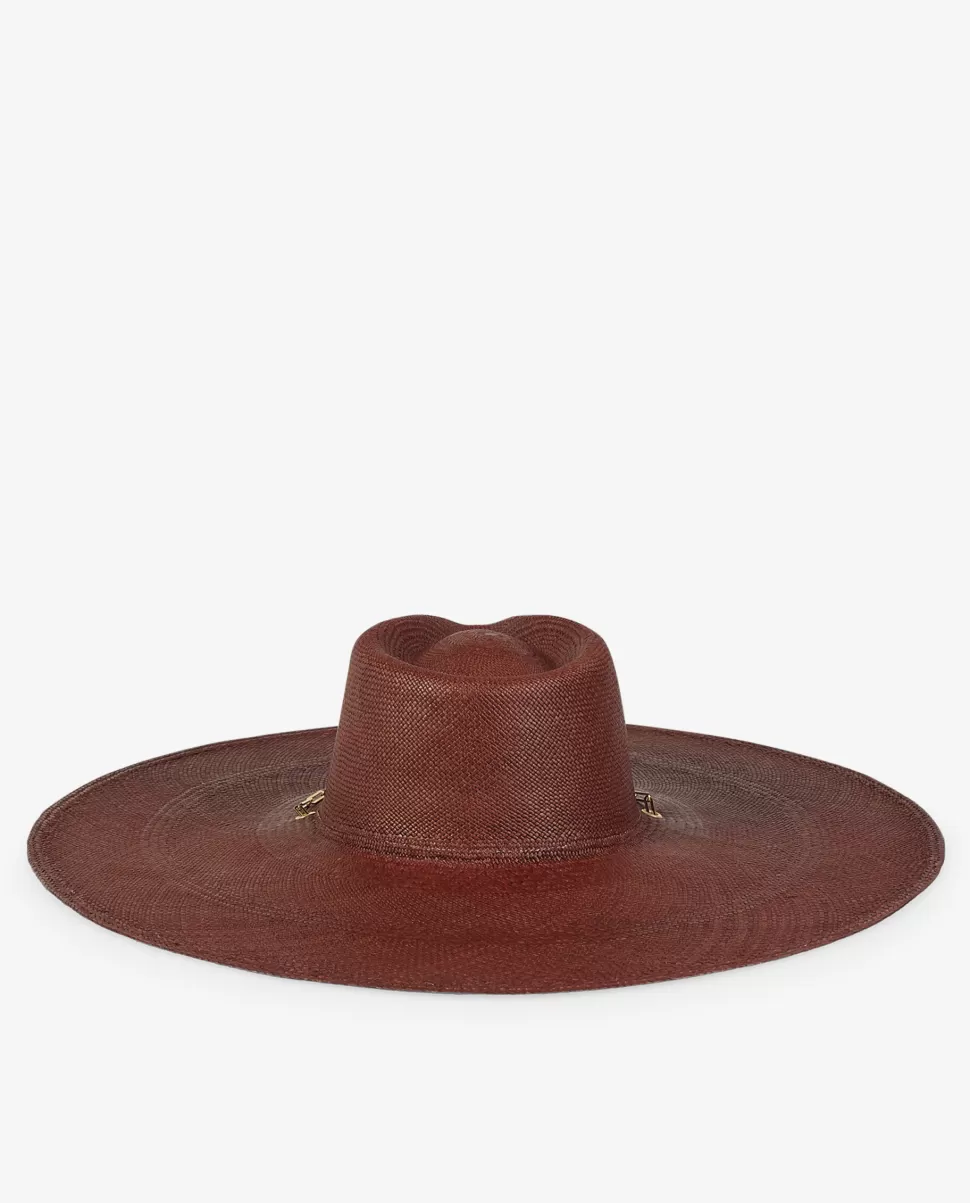 Straw Hat With Chain<Van Palma Discount