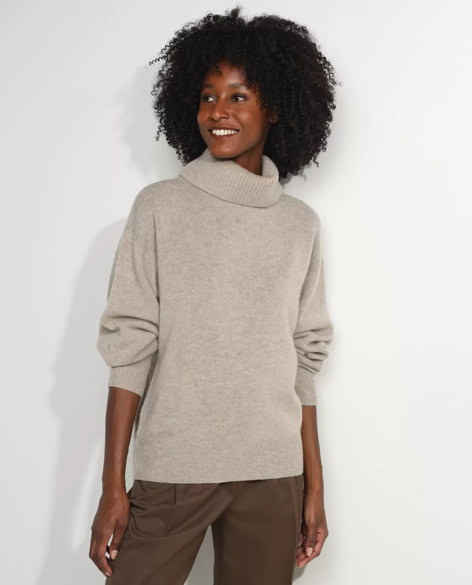 Wool Turtleneck Sweater<* Clearance