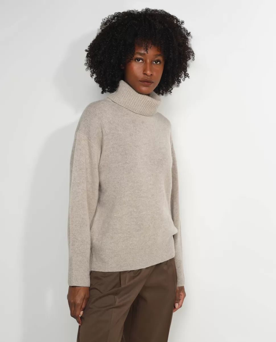 Wool Turtleneck Sweater<* Clearance