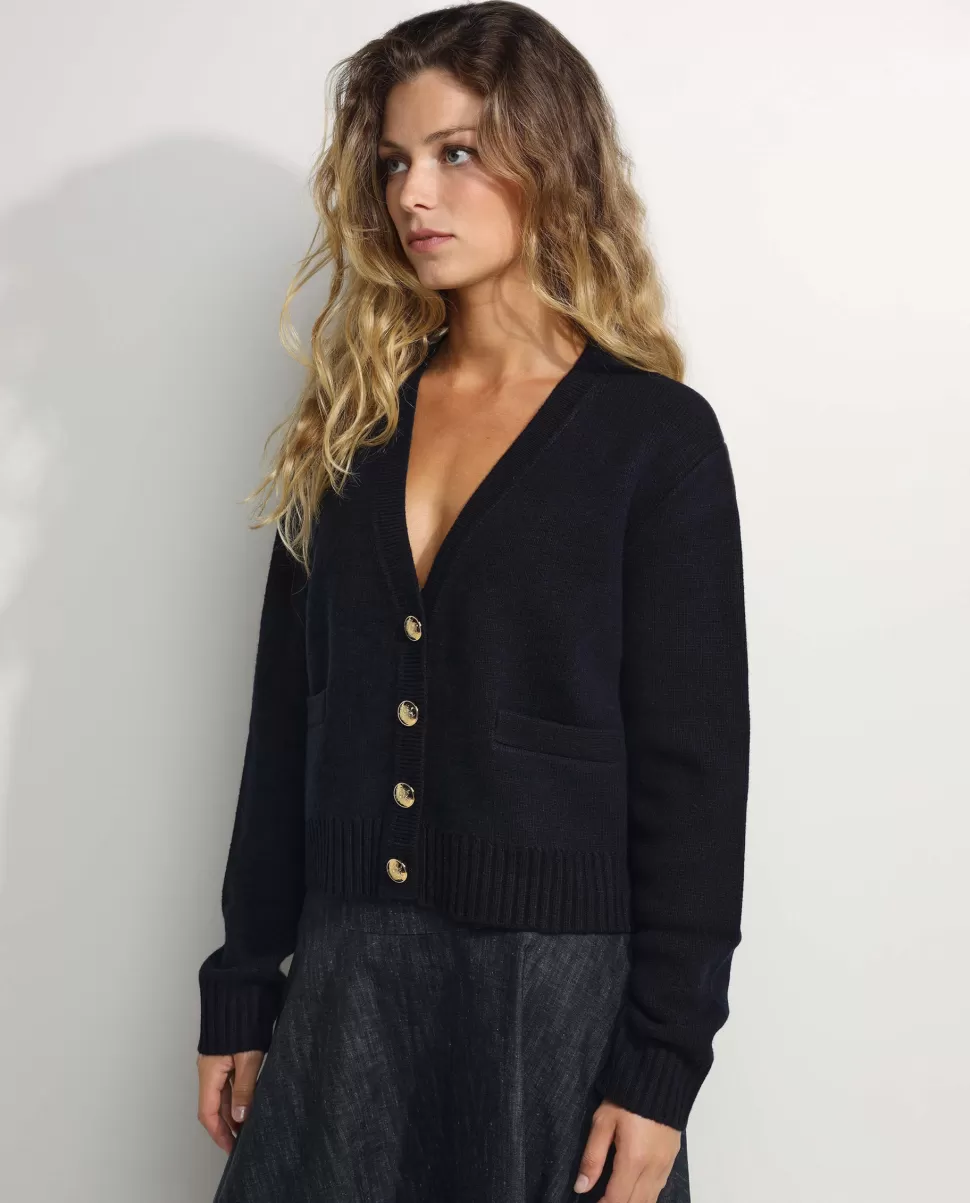 Wool-Cashmere Cardigan<Nili Lotan Cheap