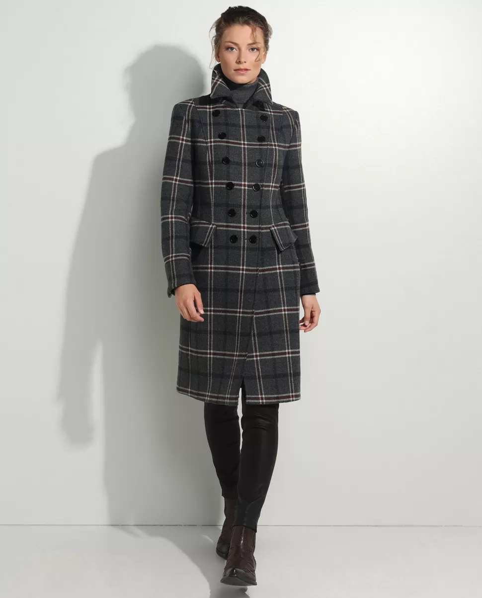 Wool-Cashmere Coat<* Cheap