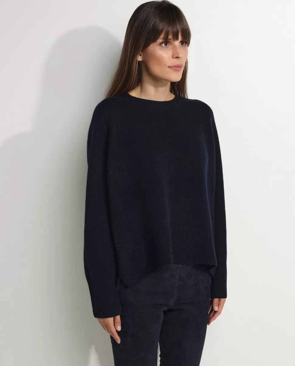 Wool-Cashmere Sweater<* Fashion