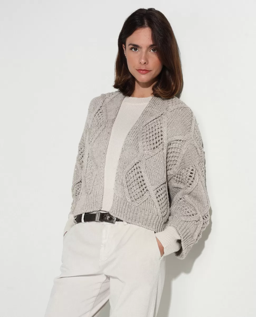 Wool-Mix Cardigan<Antonelli Best Sale