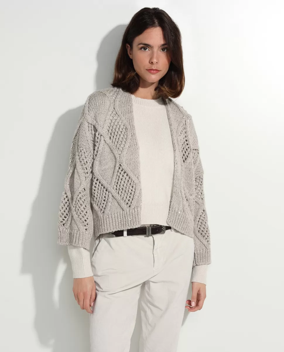 Wool-Mix Cardigan<Antonelli Best Sale