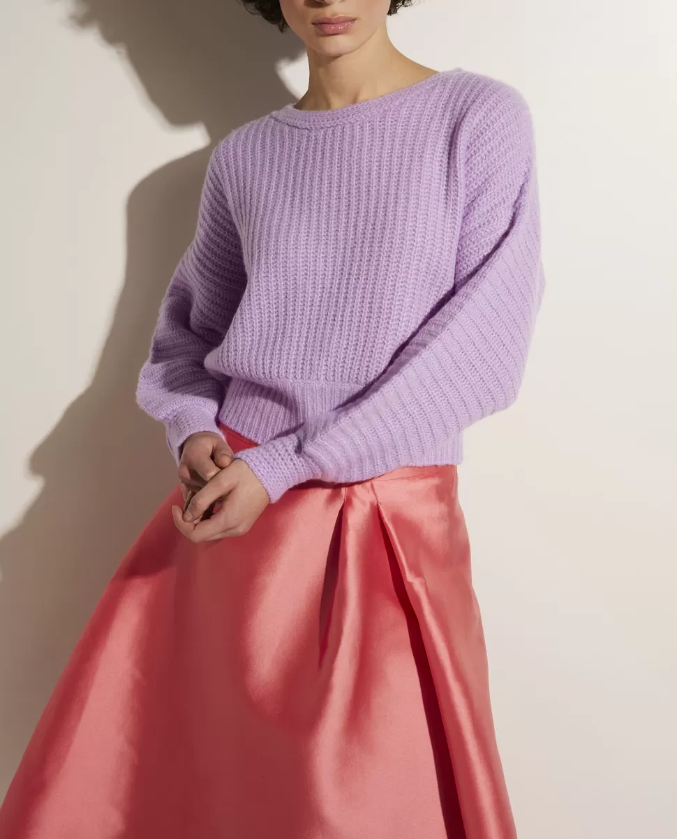 Wool-Silk Mix Sweater<Lu-Ren Shop